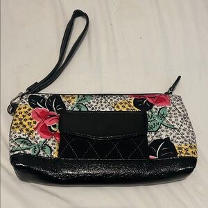 Vera Bradley Multicolor Floral Wristlet Clutch